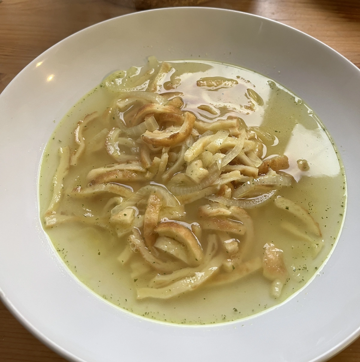 Schwäbische Flädlesuppe